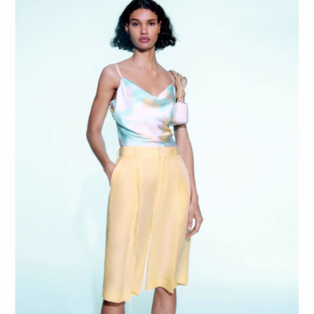 Zara TIE-DYE CAMISOLE TOP